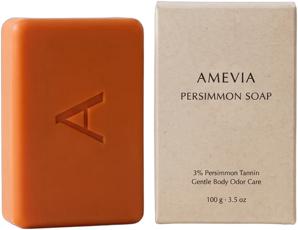 Amevia Persimmon Soap bar and box