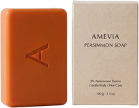 Amevia Persimmon Soap bar and box