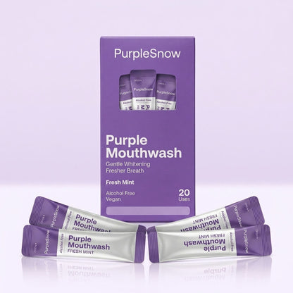 PurpleSnow Gels box and sachets packshot